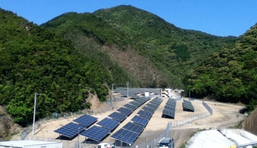 和歌山県みなべ町・備長炭生産地にて太陽光発電所が完工