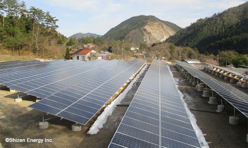 広島湯来町のセメント2次製品工場跡地に 0.5MW太陽光発電所を建設