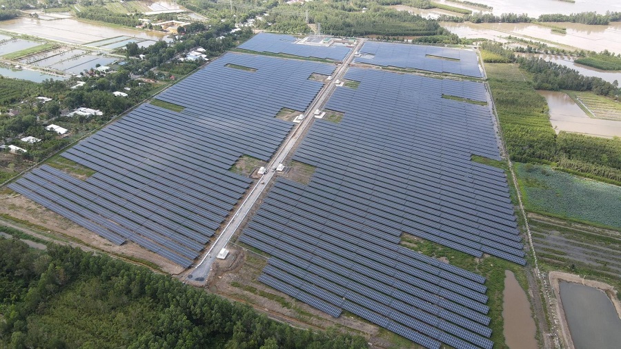 ベトナムにおける太陽光発電所の一部持ち分譲渡について