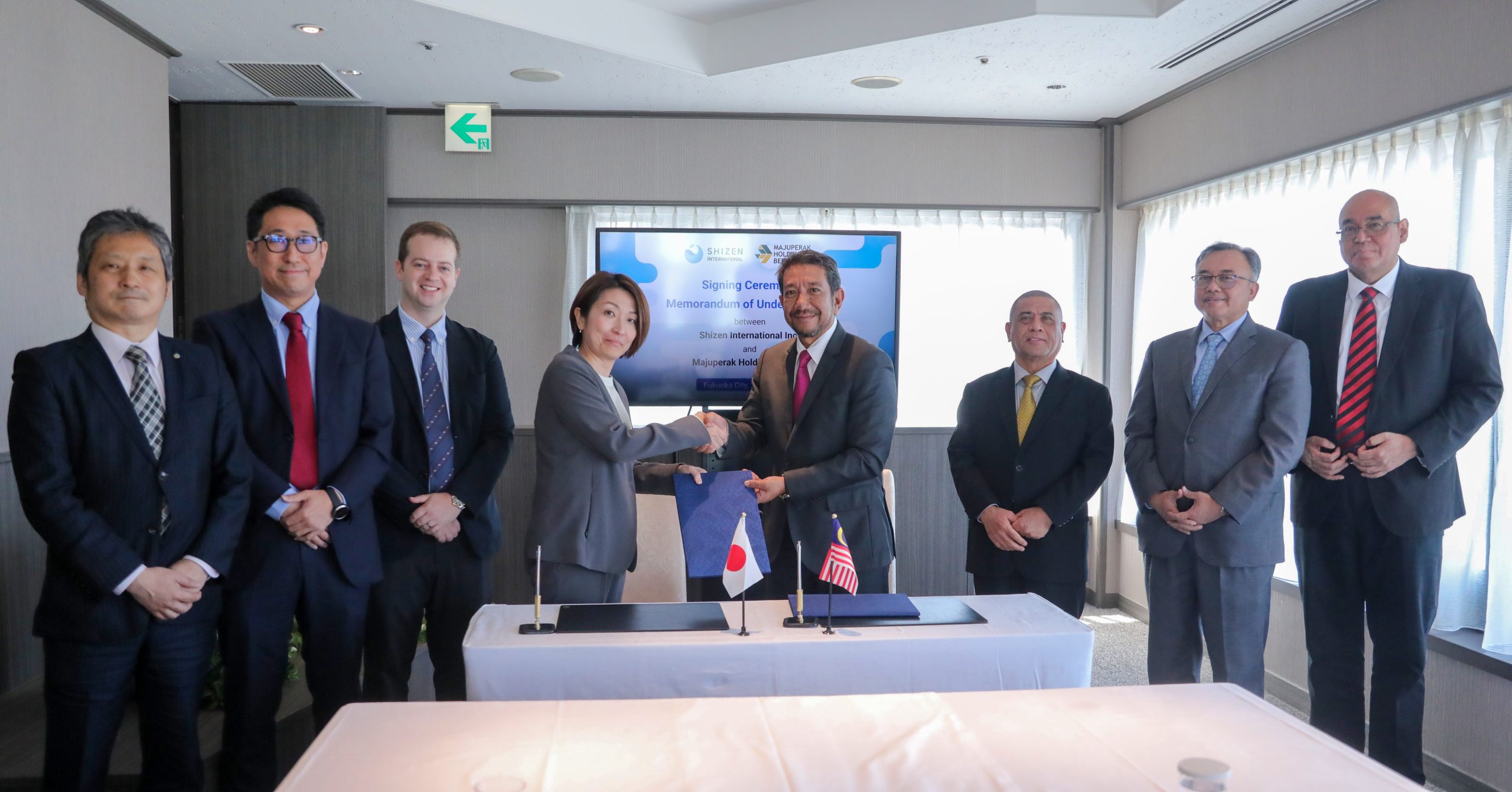 Shizen International and Majuperak Holdings Berhad sign an MOU for Solar Power Development in Perak, Malaysia