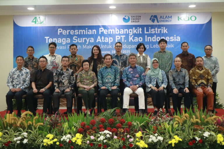 自然電力、Alam Energyを通じてPT Kao Indonesia向け屋根置き太陽光発電設備（5.0MWp）を完工