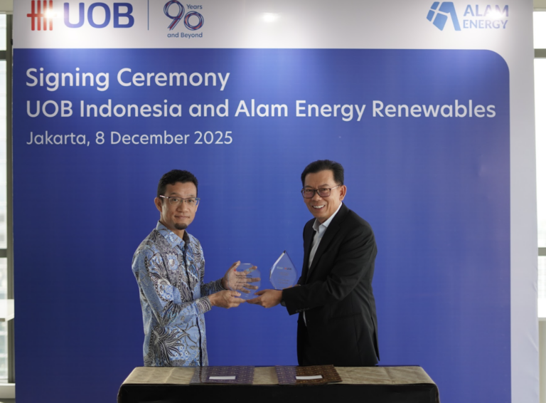 Alam EnergyとUOBインドネシアが 再生可能エネルギー支援に向けた資金調達で協力